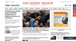 Desktop Screenshot of gospelherald.com